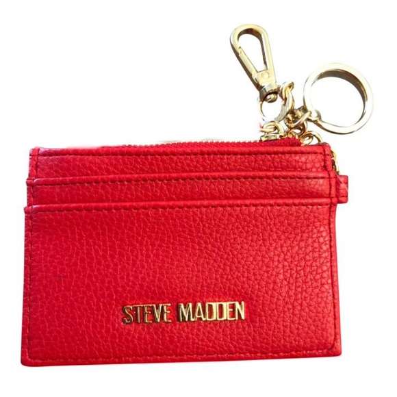 Steve Madden Handbags - Steve Madden Red Small Wallet/Cardholder Wallet